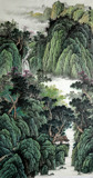 中国字画高飞真迹手绘六尺客厅中堂竖幅山水画VV6-10-2-1