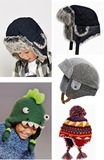 正品英國NEXT 男童寶寶 冬季 保暖 菱格紋鋪毛 飛行帽 針織滑雪帽