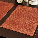 正品长方形PVC隔热垫 欧式创意防油餐桌垫 免洗学生防水加厚餐垫