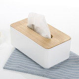 原色橡木纸巾抽 创意桌面木质纸巾盒抽纸盒餐巾纸收纳盒 445g