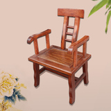 红木家具 实木特色办公餐桌家具新款巴花太师椅 餐椅 靠背椅 椅子