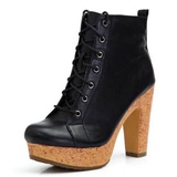 达芙妮旗下SHOEBOX/鞋柜女靴 高跟短筒靴时尚欧美靴SRE250510125