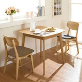 道奇家具实木家具北欧现代日式原木休闲椅小户型办公椅餐厅椅