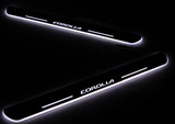 丰田卡罗拉专车专用动态流光LED迎宾踏板 门槛条灯 改装精品 防水