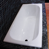 小户型嵌入式进口卫浴 浴盆 1.0/1.1/1.2/1.3米铸铁浴缸酷德浴缸