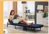 J4G奇植绒充气沙发床充气床垫|两用躺椅|折叠午睡椅单人休闲