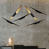 北欧宜家创意斜口吊灯艺术铝材吊灯时尚客厅卧室书房餐厅吊灯