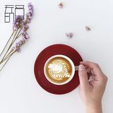 陶瓷咖啡杯 欧式卡布奇诺咖啡杯套装 个性创意咖啡具 红茶拿铁杯