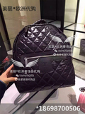 英国代购 Chanel/香奈儿 女包 15秋冬新款黑色双背包 小书包