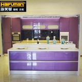 青岛厨房橱柜定制 海芙曼整体厨房整体橱柜定做高光烤漆厨房定制
