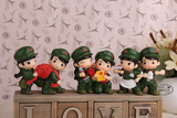 【天天特价】小红军革命爱情系列家庭组合创意摆件树脂家居装饰品