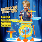儿童爵士鼓玩具宝宝架子鼓敲击音乐鼓电子琴键带麦克风3456岁玩具