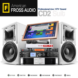 Fross/沸斯 CD2 专业舞台音响套装设备卡拉ok全套家用ktv点歌系统