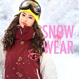 2015新款加棉 滑雪服 女单板双板滑雪衣 可配滑雪服套装防水加厚M