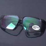 防红紫外线玻璃眼镜片带白贴电焊接平光镜5818防护目镜氩弧焊工业
