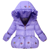 儿童羽绒服女童羽绒服中长款2015冬季新款中大童装加厚保暖外套