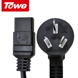 TOWE服务器16A电源线 三孔带插头连接线 品字3*1.5平方/大功率