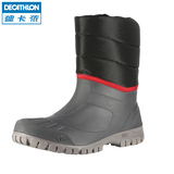 迪卡侬冬季男式户外防水保暖远足鞋 雪地靴QUECHUA