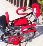 三鼎自行车儿童宝宝座椅安全后座椅小孩加大加厚单车后置坐椅包邮