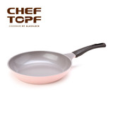 Chef Topf 韩国进口28cm陶瓷涂层煎锅 无烟锅 不粘锅 平底锅