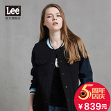 Lee女装 商场同款 春季新品女式长袖卫衣黑L15459AV4K11