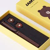 现货 韩国代购限量版LAMY LINE friends布朗熊可妮莎莉钢笔水性笔