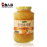 【破损包赔】韩国原装进口 kj蜂蜜柚子茶1000g 75%柚子含量 包邮