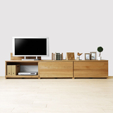 北欧风格/原木白橡木组合实木北欧电视柜客厅柜地柜餐凳换鞋凳子