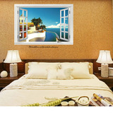 家居饰品可移除墙贴贴画 卧室房间温馨装饰客厅背景墙贴纸 假窗户