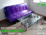 广州佛山多功能布艺沙发床二三人位折叠1.8米pu真皮沙发简约现代