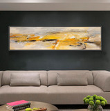 原创横版样板房抽象油画纯手绘简约现代客厅沙发墙卧室床头装饰画