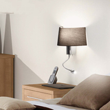 金属 北欧床头卧室壁灯 创意现代简约客厅墙壁灯单头壁灯hoTel
