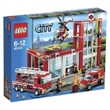 乐高LEGO积木塑料玩具正品城市60004消防总局生日礼物上海现货