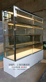 铁艺蛋糕模型柜不锈钢柜台烘培展示柜玻璃面包陈列货架糕点展示柜