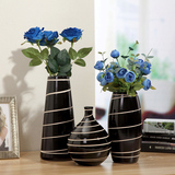 创意陶瓷花瓶客厅摆件 现代简约家居软装饰品餐桌电视柜酒柜摆设