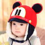 宝宝帽子秋冬款1-2岁男女童韩国儿童护耳雷锋帽婴儿保暖帽潮包邮
