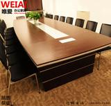 厂家直销上海办公家具大型长桌会议桌简约现代椭圆形洽谈桌椅组合