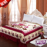 全棉床单单件 加厚磨毛老式上海国民大被单3D印花布料1.8m2.0米床