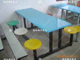 员工，学校食堂餐桌 六人位连体餐桌椅 小吃店快餐桌 连体餐桌椅
