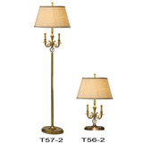 水晶配套台地灯 欧式艺术台灯创意全铜灯具 客厅卧室床头灯铜台灯