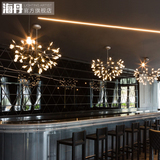 现代宜家北欧风格设计师创意铁艺萤火虫吊灯客厅餐厅灯卧室酒吧灯