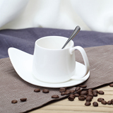 优雅骨瓷咖啡杯套装杯碟doodle25/咖啡杯 个性定制 创意简约 陶瓷