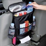 汽车冰包式椅背袋 车载保温挂袋置物袋 车用储物收纳包带纸巾盒