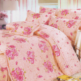 纯棉床罩四件套床裙式床罩被单夹棉加厚全棉布料1.5米1.8米床
