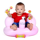 儿童充气沙发婴儿多功能出口原单安全学坐椅便携式餐椅浴凳学座椅