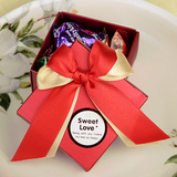 巧克力喜糖6粒装 明治雪吻夹心巧克力 婚庆成品盒装 结婚喜糖礼盒