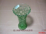 清仓热卖老物件.绿色老玻璃花瓶可做收藏道具使用老上海经典怀旧
