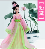 中国芭芘公主娃娃珍妮服饰手工定制版古装衣服仙子服饰仙女礼裙