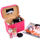 雾花 化妆包大容量化妆品收纳盒防水 韩国可爱化妆箱手提旅行包