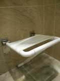 卫生间用淋浴房老人用淋雨凳折叠座椅304不锈钢尼龙进口材质座椅